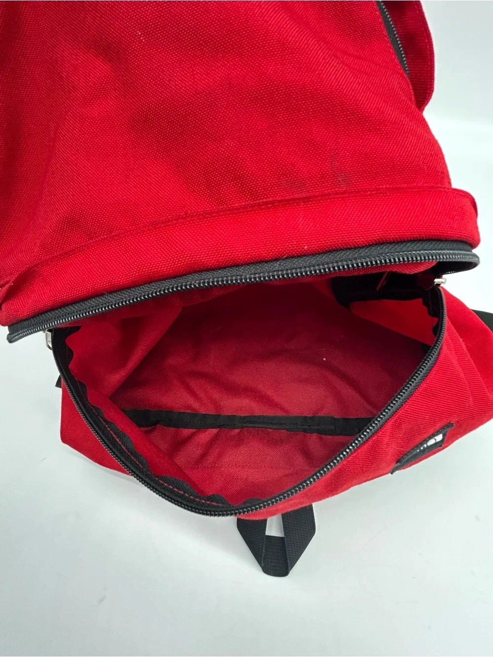 The North Face Red Everyday Backpack with Front Zip Pocket